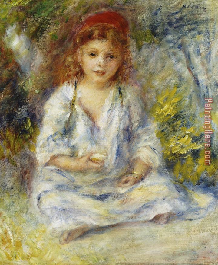 Pierre Auguste Renoir Young Algerian Girl